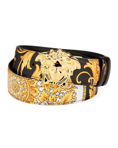 Versace belts for men